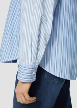 Блузка из поплина в непринужденной посадке с сочетанием полос s.Oliver
