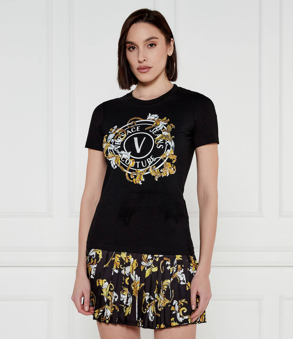 Футболка Versace Jeans Couture - черный(78HAHC01CJ02C)