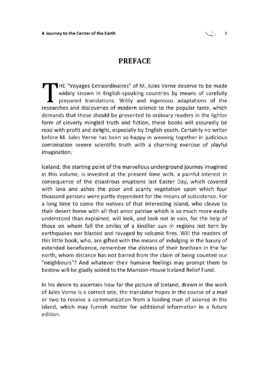 A Journey to the Center of the Earth | J. Verne