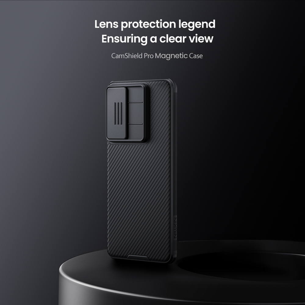 Чехол c поддержкой MagSafe для смартфона Samsung Galaxy S25 Edge от Nillkin серия CamShield Pro Magnetic Case