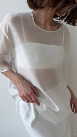 футболка AMI voluptuous