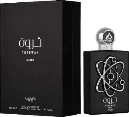 Уникальная мужская парфюмерия Lattafa Tharwah Silver EDP 100 мл