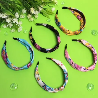 Ободок для волос «Calista - Alex», ширина 2,8см, микс 6 цветов