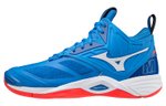 Mizuno Wave Momentum 2 Mid "Blue Red"