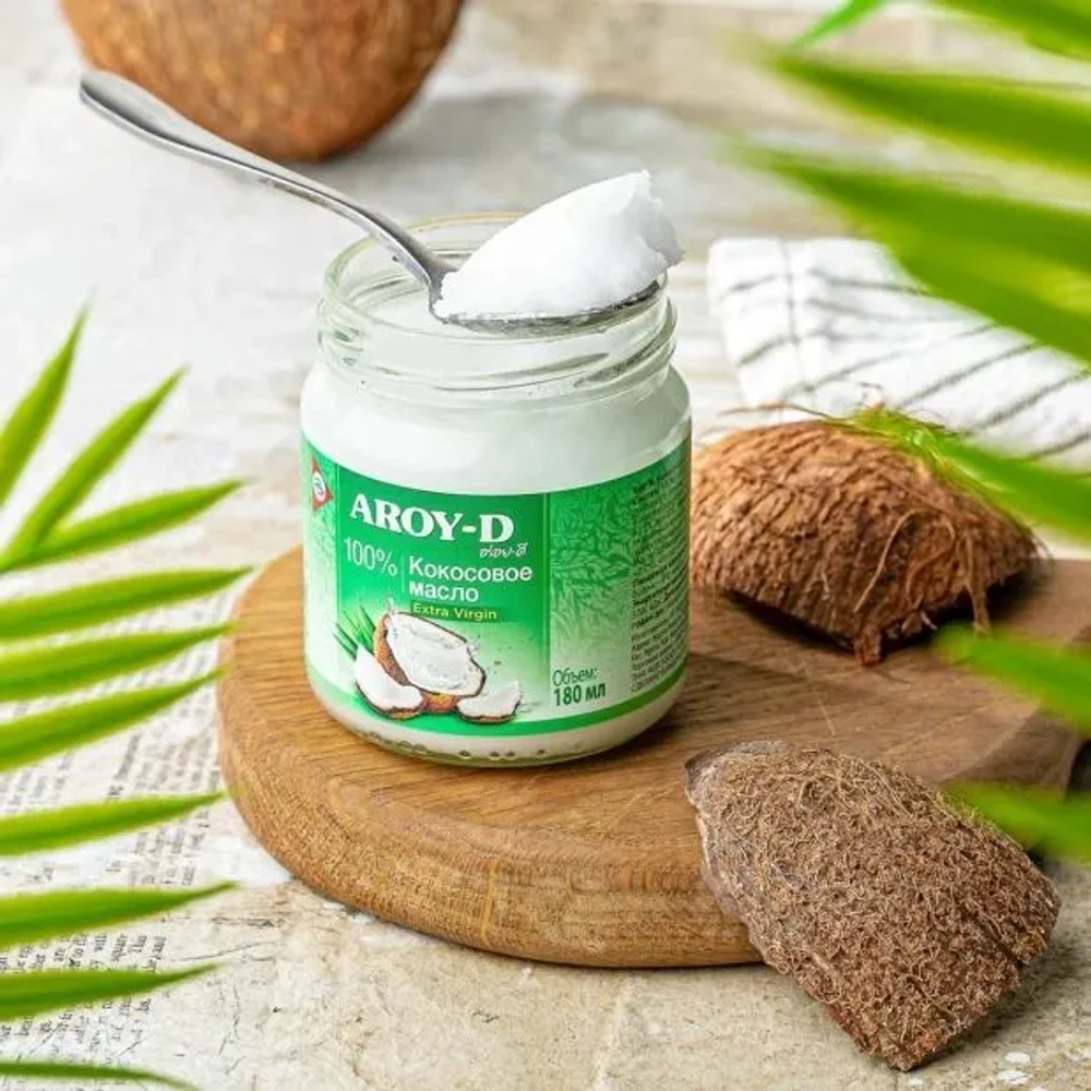 Кокосовое масло Extra Virgin AROY-D