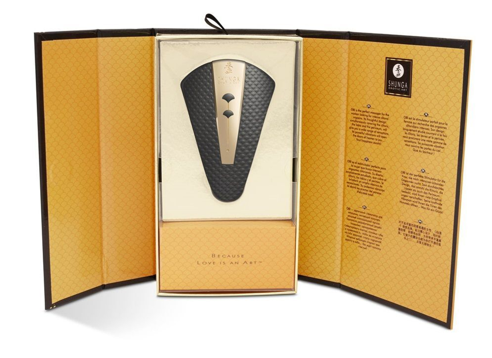 Черный клиторальный вибростимулятор OBI (Цвет: черный)