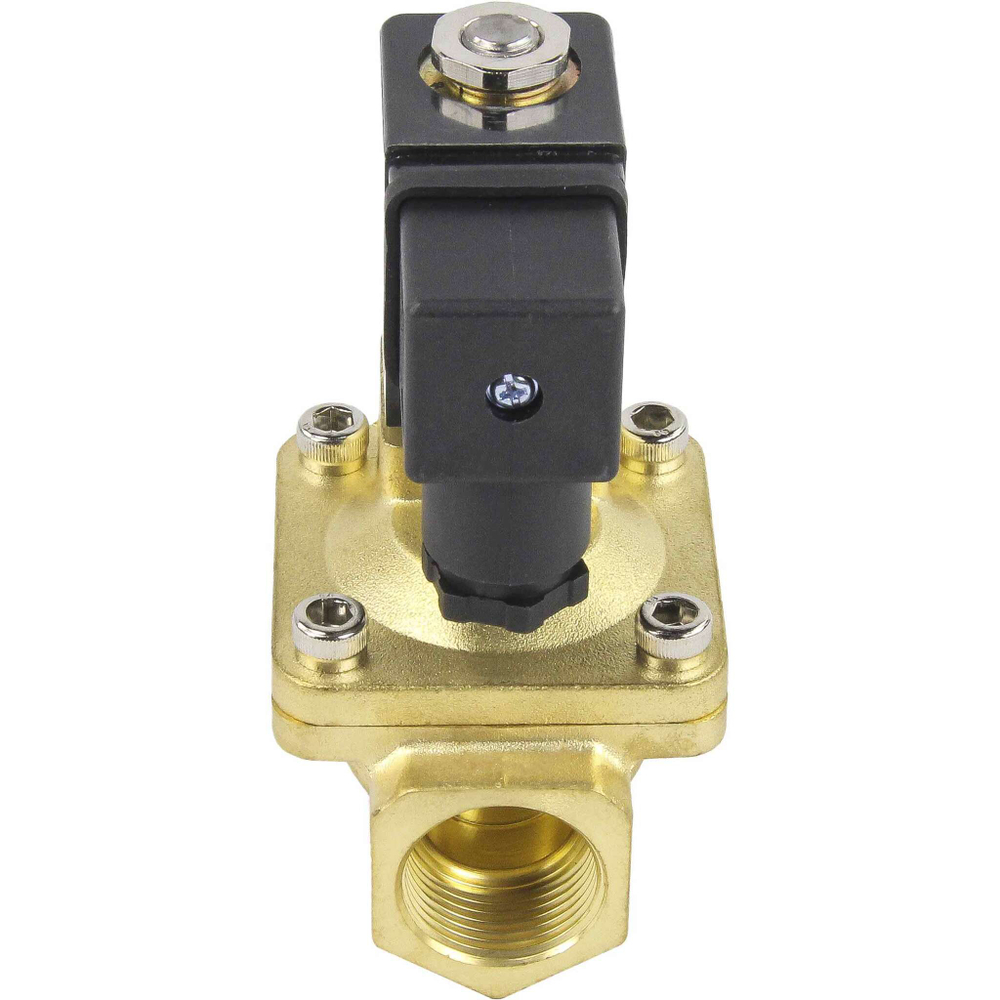 Two way normally closed indirect acting electric solenoid valve Elephant VS2W-400E-PU-NC G EPDM 110/220V, body material - brass, seal - EPDM