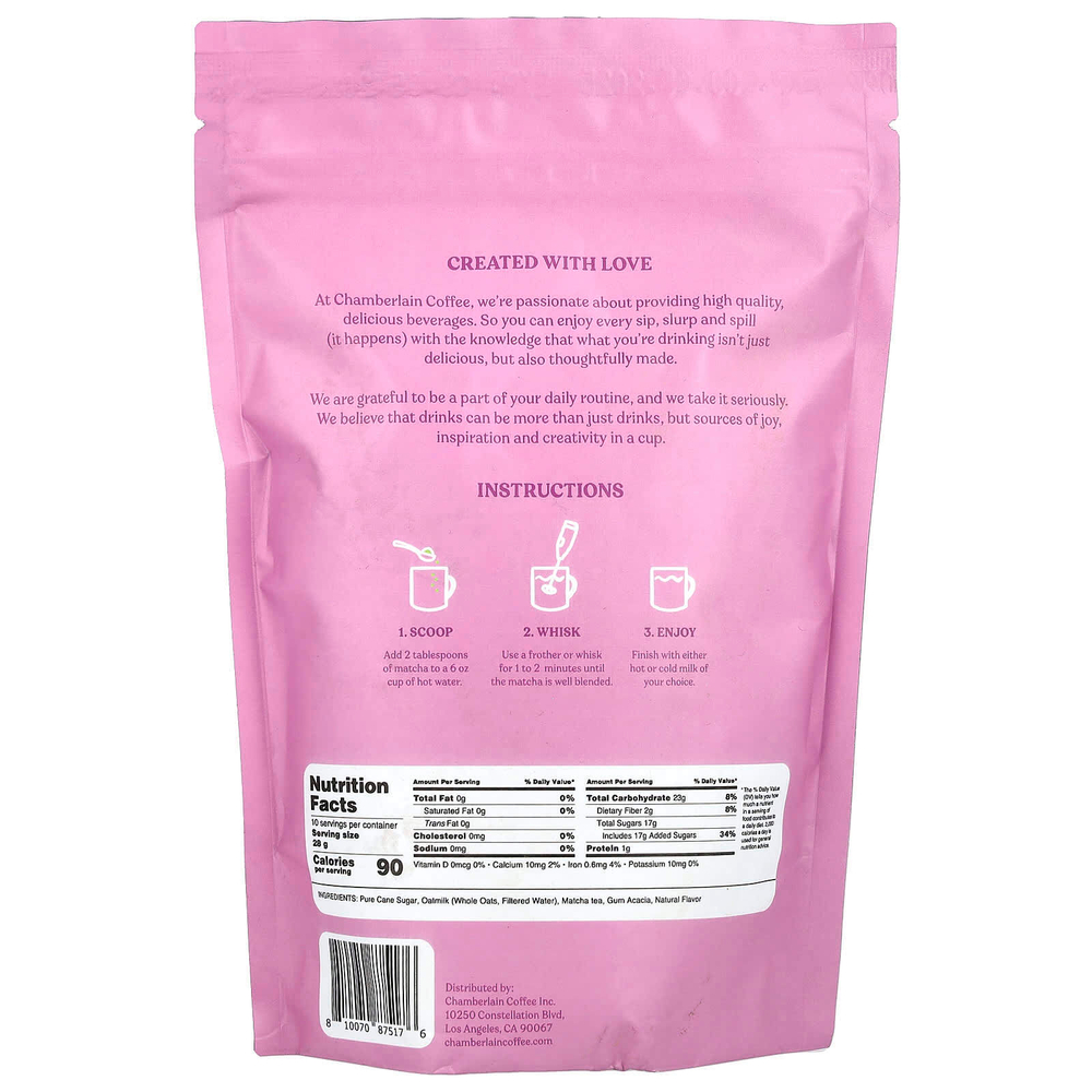 Chamberlain Coffee, Латте с лавандой и овсяным молоком, 283 г (10 унций)