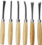 STAYER MaxCut 6 предм, набор фигурных стамесок-резцов по дереву (1832-H6)