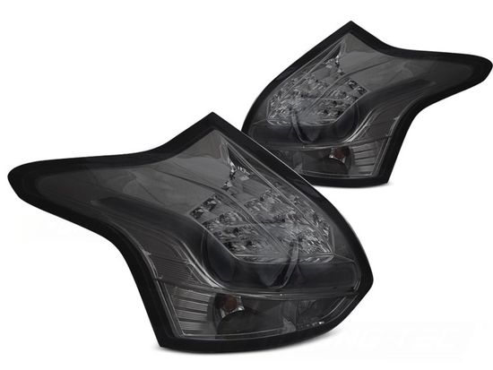 Фонари SMOKE LED BAR для FORD FOCUS 3 11-10.14 HATCHBACK