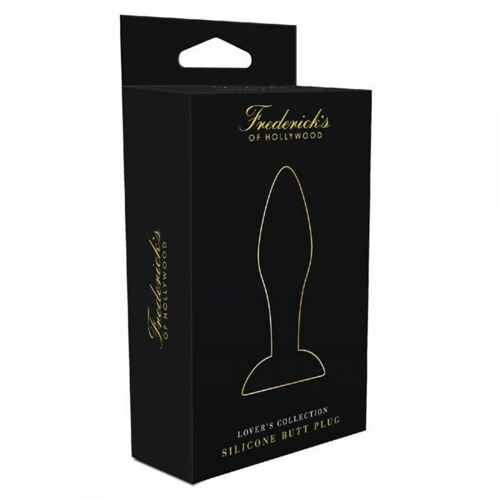 Черная силиконовая мини-пробка Silicone Butt Plug (Цвет: черный)