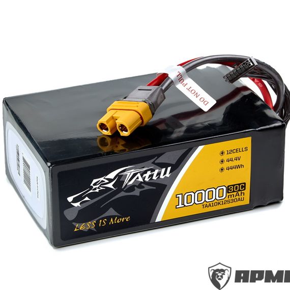 Аккумулятор TATTU 12S 10000мАч 44.4В 30C (разъем AS150U)