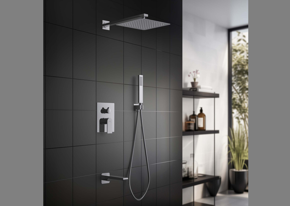 Set 4 в 1 душевой комплект AQUATEK AQ1473CR ЛИРА