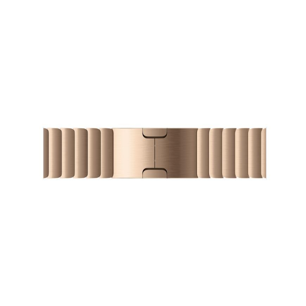 Стальной блочный браслет Apple Link Bracelet, золотой, для Apple Watch 44, 45, 46 мм, Ultra и Ultra 2