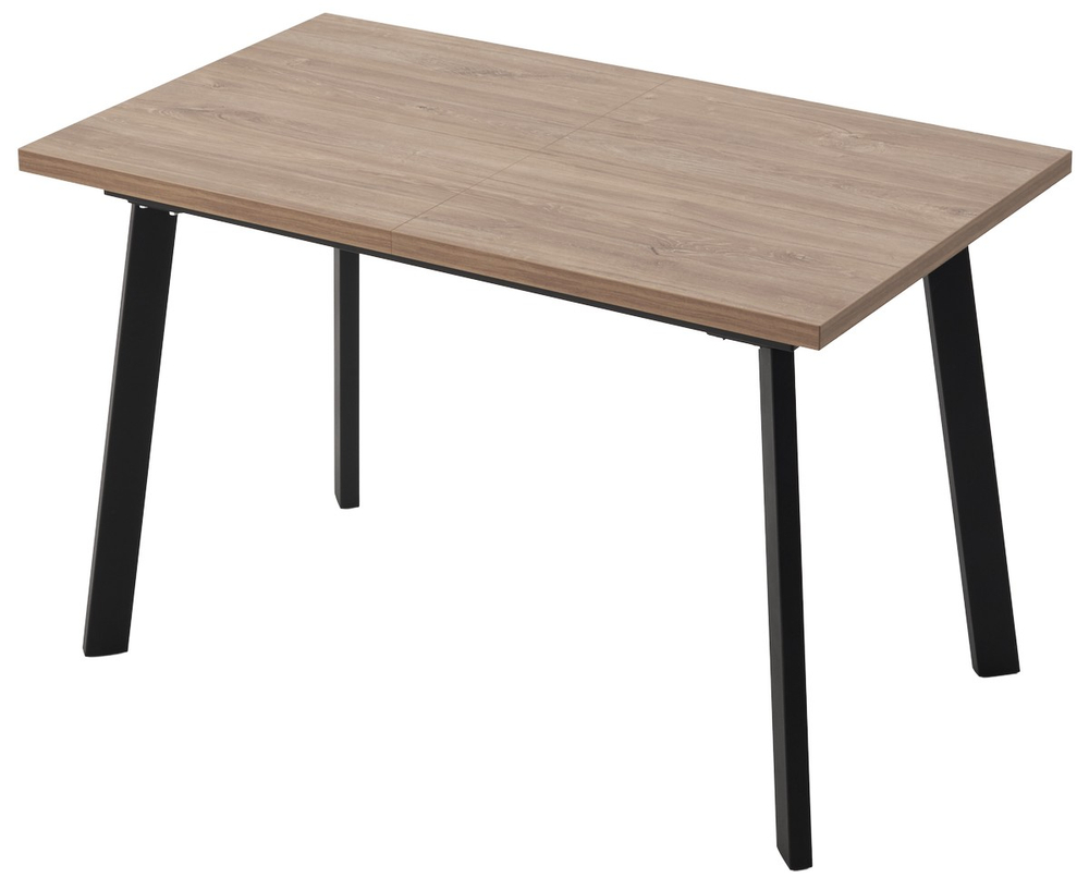 Стол М-City DISAUR Канзас 120 Дуб Кунео, Черный каркас