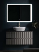 Тумба с раковиной Sancos SNOB R 100 со столешницей, Doha Soft