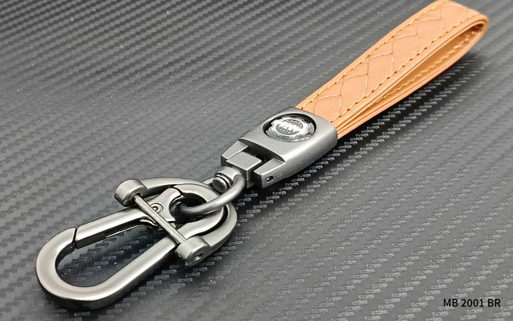 Брелок для ключей "Coolpart" MB-2001BR коричневый