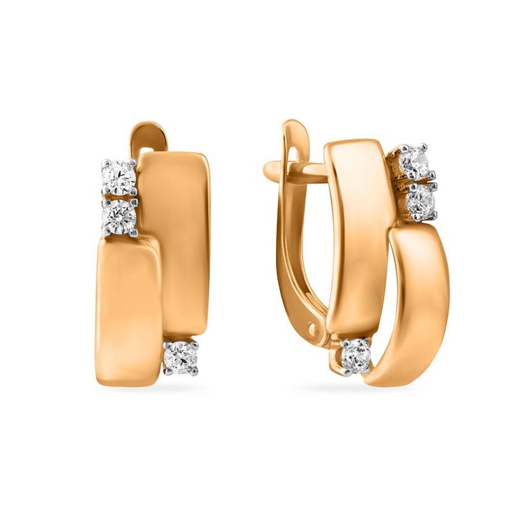 Серьги из золота 585 пробы