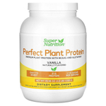 Super Nutrition, растительный протеин с изолятом горохового протеина, BCAA, семенами клюквы, чиа и инка инчи, ваниль, 1020 г (2,2 фунта)