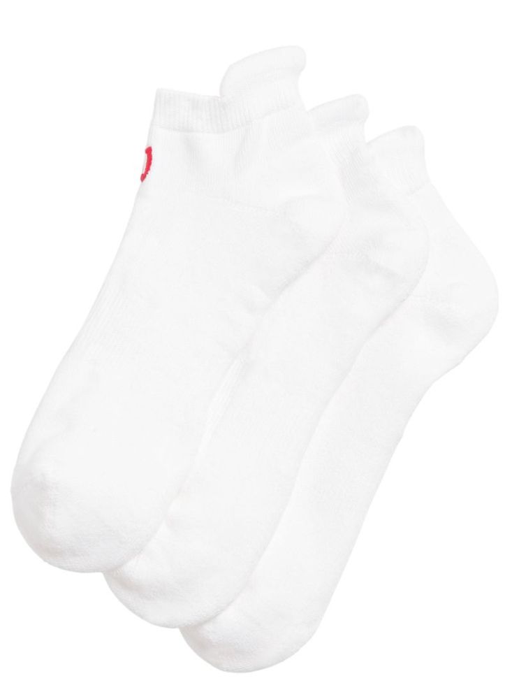 Теннисные носки Wilson Cushioned Ankle Tab 3P - bright white