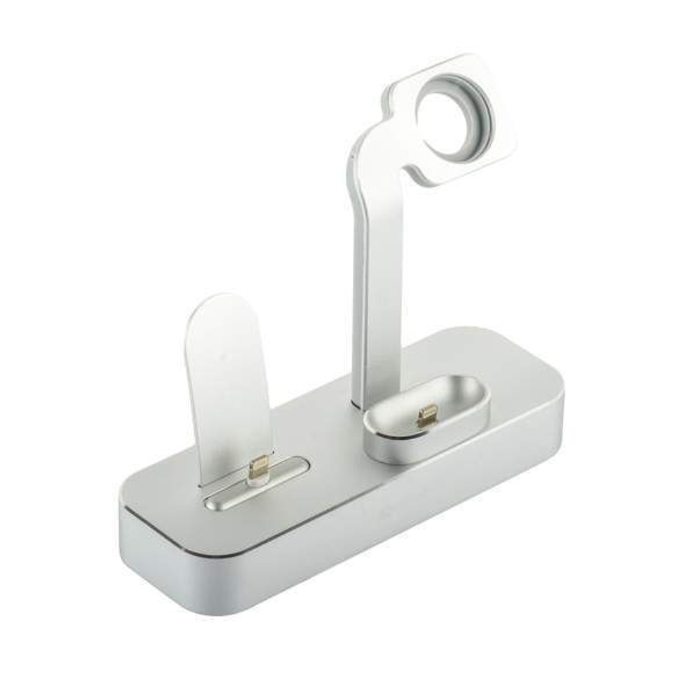 Док станция 3 в 1 Base 19 iPhone/Apple Watch/AirPod (CS7201-TS) Silver COTEetCI