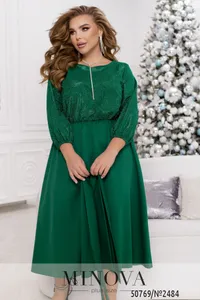 Платье 2484-зеленый Minova