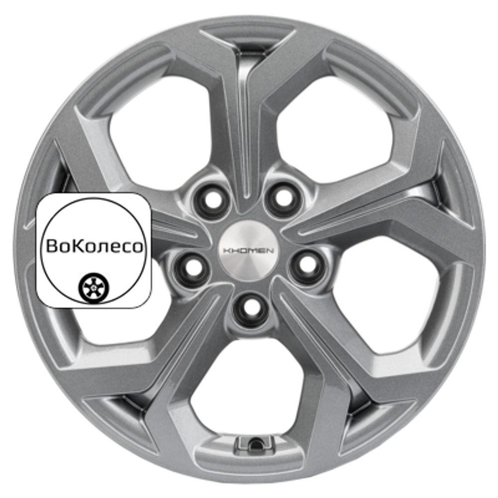 6,5x16/5x108 ET50 D63,3 KHW1606 (Focus) Gray Khomen Wheels