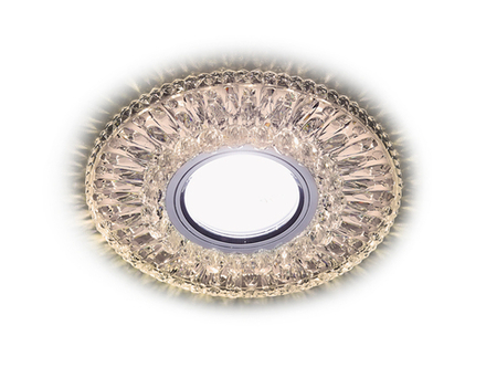 Ambrella Встраиваемый точечный светильник MR16 со светодиодной подсветкой Compo Spot S380 CL/WW