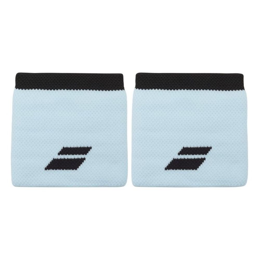 Напульсник теннисный Babolat Logo Wristband 2P - illusion blue
