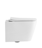 Унитаз подвесной безободковый с сиденьем и смывом TORNADO BelBagno KRAFT-TOR BB7106CH-TOR/SC