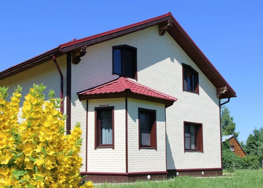 Фасадная панель Grand Line Клинкерный кирпич Design терракотовый, 1уп/10шт