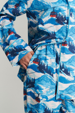 Костюм двойка из сатина горы - размер S-M