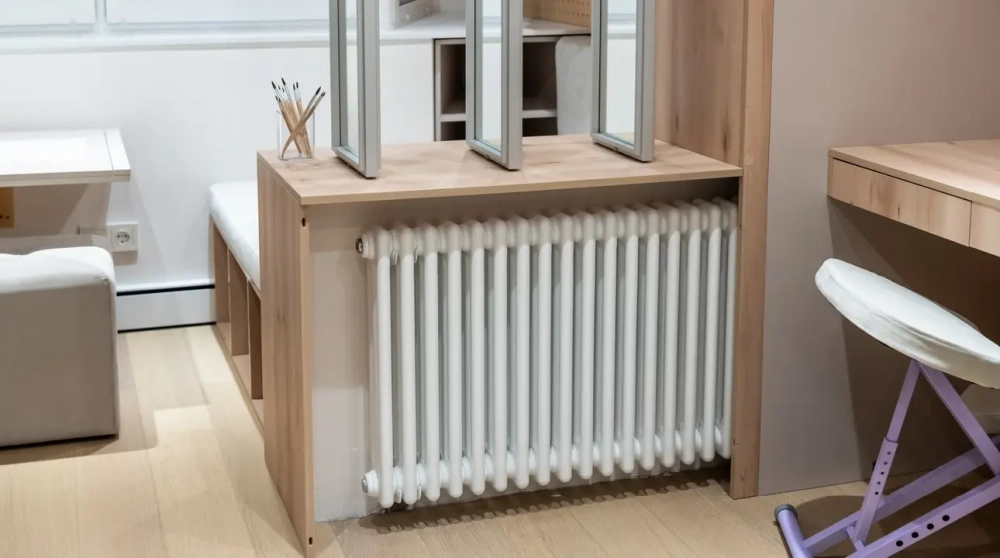 Горизонтальные трубчатые радиаторы КЗТО 2030 376мм с нижним подключением