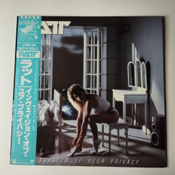 Винтажная виниловая пластинка LP Ratt Invasion Of Your Privacy (Japan 1985) (Obi) Give It All