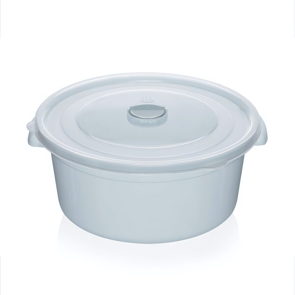 Ёмкость для микроволновой печи с паровыпускным клапаном 3 л цвет в ассортименте