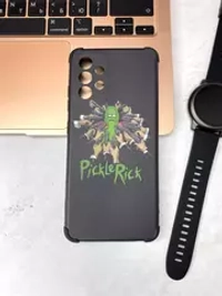 Чехол силикон принт. Усиленные углы. Pickle Rick