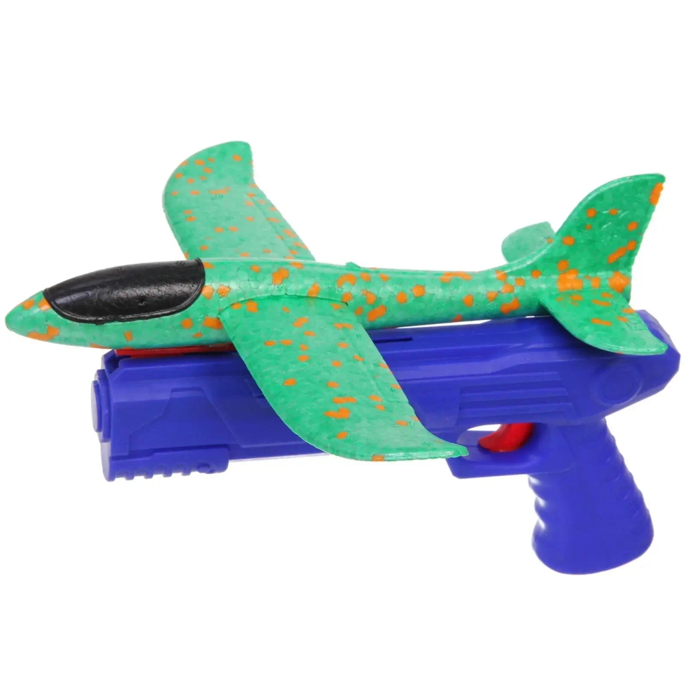 Самолет метательный «Планер» 24*22 см, запуск с пистолета, микс