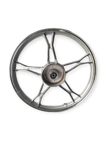 диск задний мопед Альфа (1.4х17, под ось 12мм) Хром