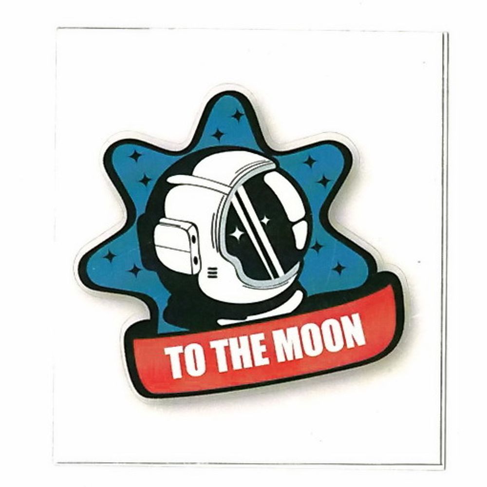Наклейка To The Moon (175)