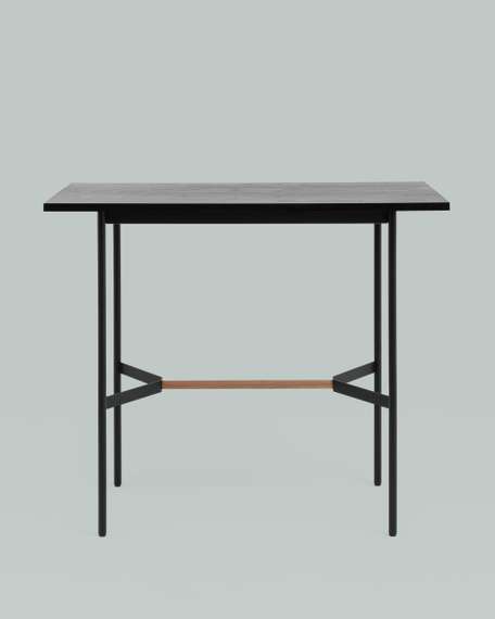 Стол барный Knobb 120*60 черный
