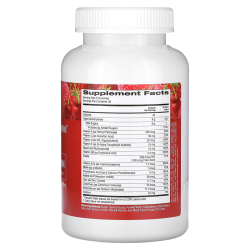 California Gold Nutrition, жевательные мультивитамины для мужчин, ягодно-фруктовый вкус, 90 жевательных таблеток