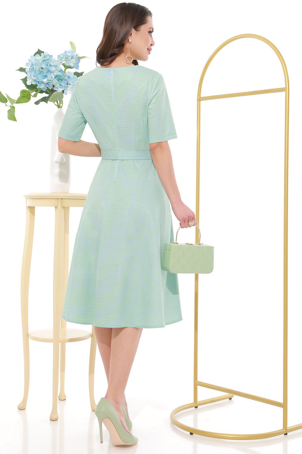 Платье Женский взгляд, мята DStrend (Акция)