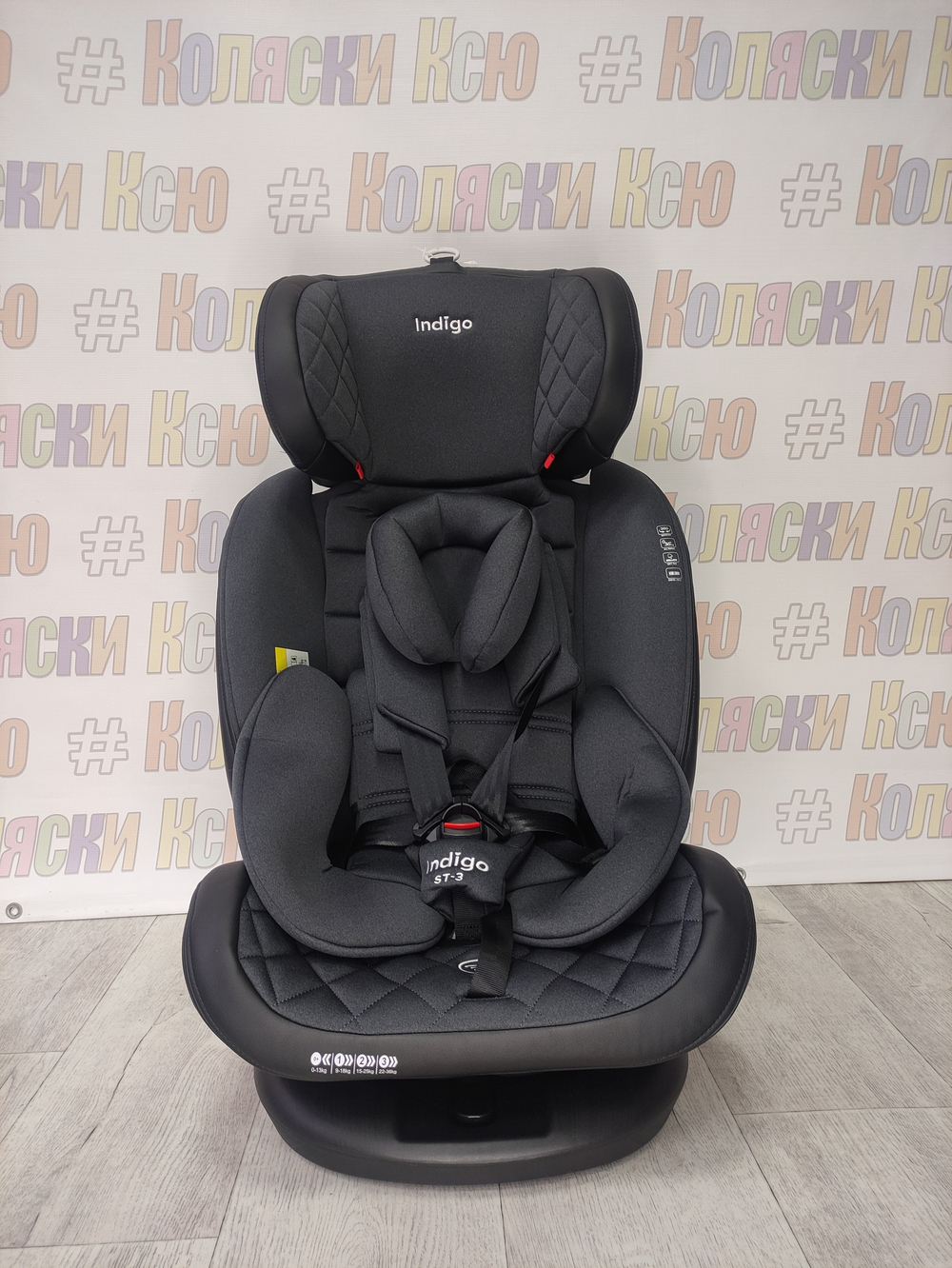 Автокресло детское Indigo Aero ST-3 0-36 черный