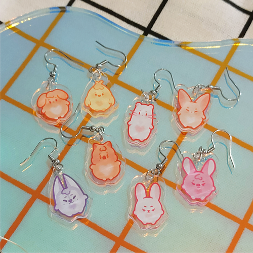 Серьги / 22XIU2 / STRAY KIDS / Папим (пара)