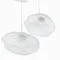 Подвесной светильник Cloud Ø90 см, прозрачный, белый