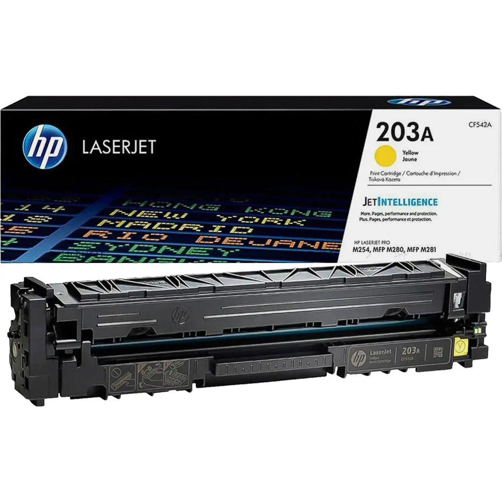 Картридж лазерный HP 203A CF542A жел. для CLJ Pro M254 MFP M280/281