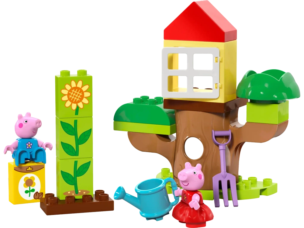 Конструктор LEGO Duplo 10431 Peppa Сад и домик на дереве