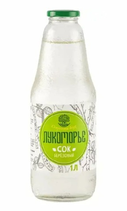 Сок "Лукоморье" Березовый с сахаром 1л. Гамма вкуса