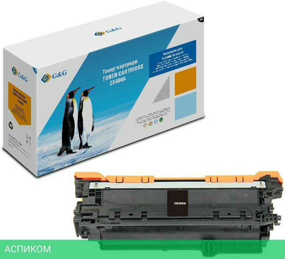 Картридж G&G GG-CE400A черный
