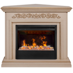 Каминокомплект Real Flame Leticia Corner 26 WT-619G с очагом 3D Helios 26 SBG (угловой)